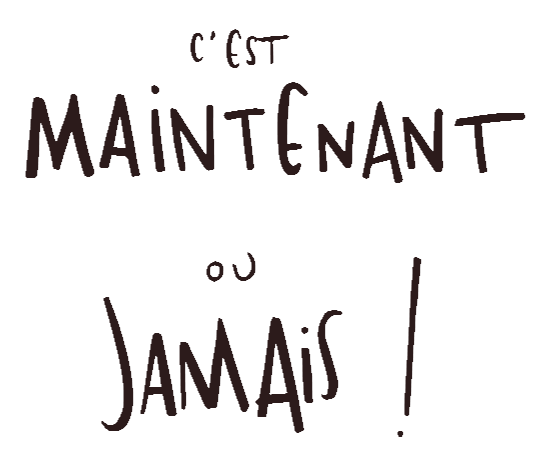 maintenant ou jamais